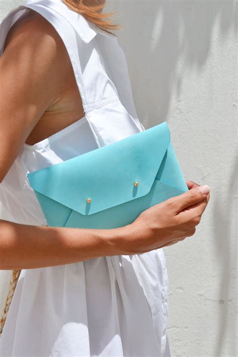 pale blue bag for wedding.